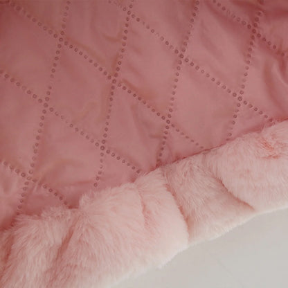 Baby Fluffy Bunny Ear Coat