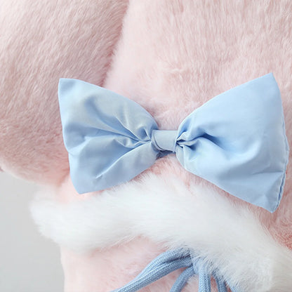 Baby Fluffy Bunny Ear Coat