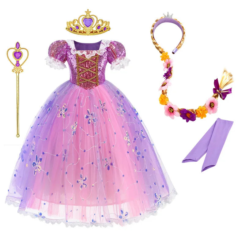 Märchenprinzessinnenkleid mit Accessoires