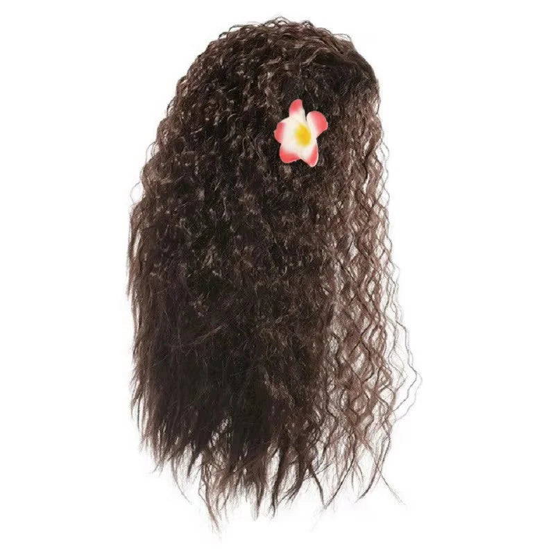 Zubehörset „Tropical Island Princess“ – Perücke, Schmuck und königliche Requisiten