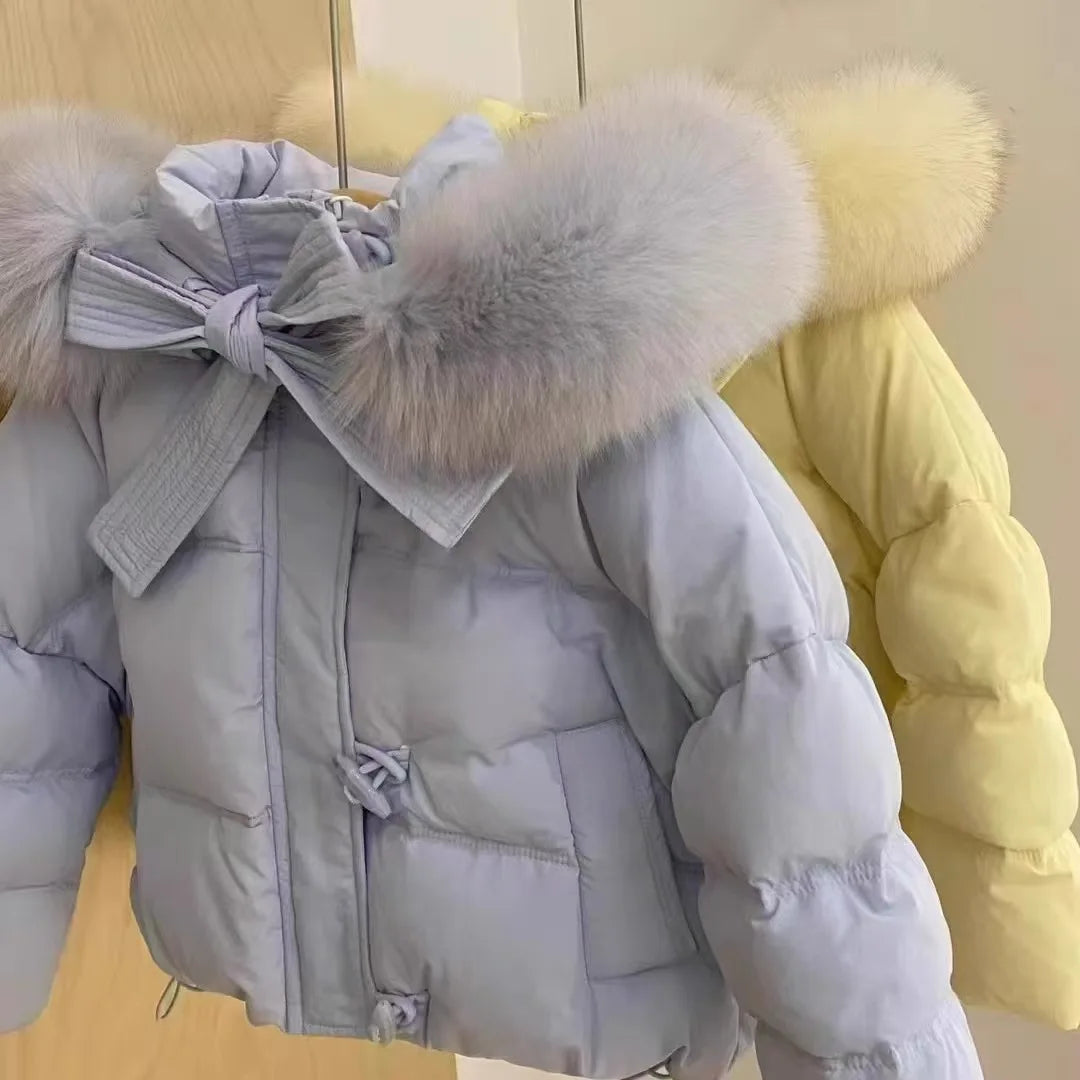 Winter Bow Charm Coat