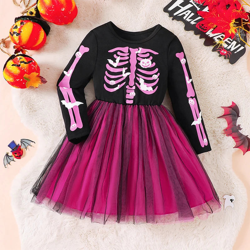Magical Pink Skeleton Costume