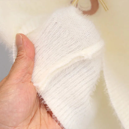 Maglione principessa con ombrello ricamato