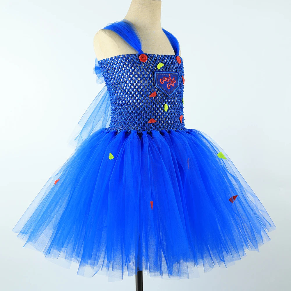 Creepy Doll Tutu Costume for Girls