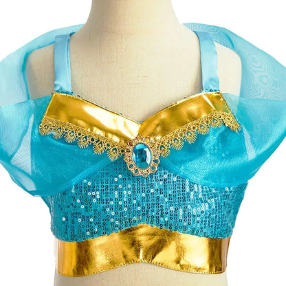 Disfraz de princesa árabe con accesorios