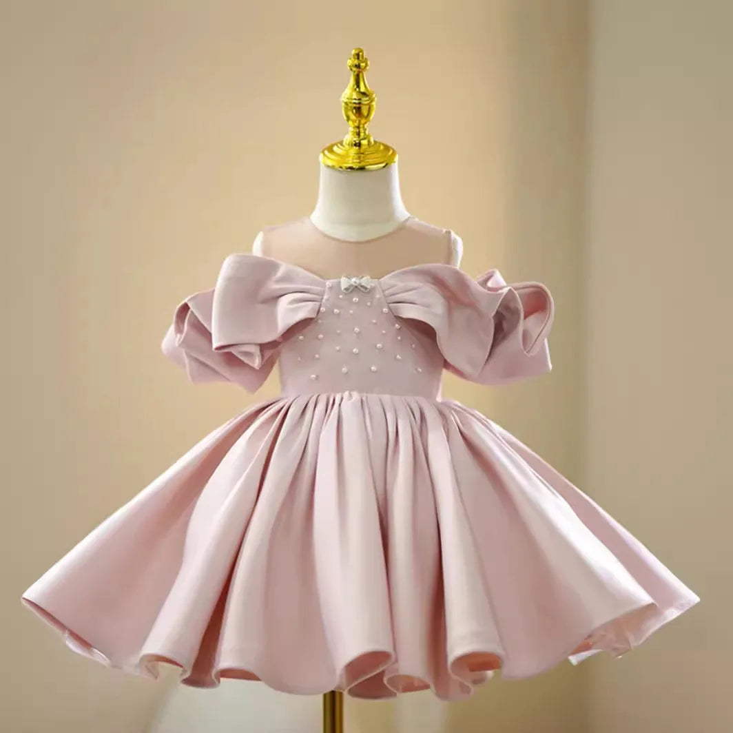 Blush Pearl Princess Party Dress