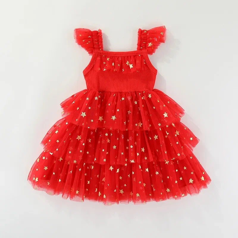 Holiday Tree Tulle Dress