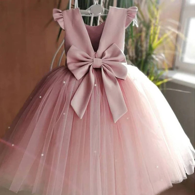 Vestido de fiesta para niñas mayas