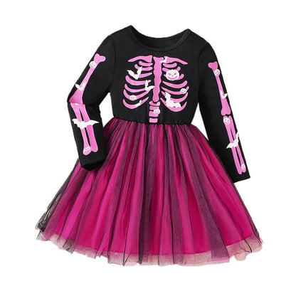 Magical Pink Skeleton Costume