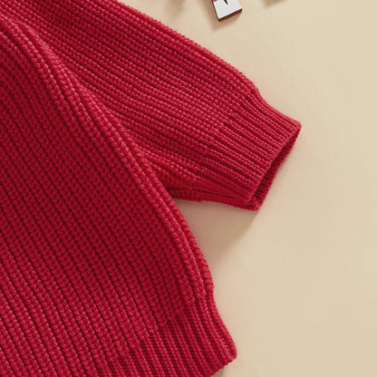 Baby Festive Knit Holiday Sweaters – Joy, Reindeer & Snowman Styles