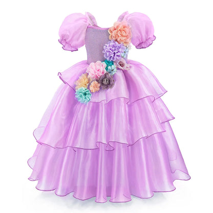 Disfraz de princesa de flor de jardín