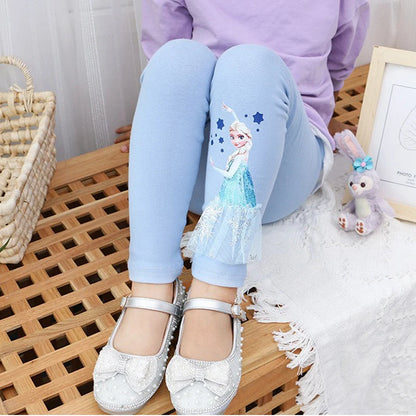 Leggings de princesa con tul