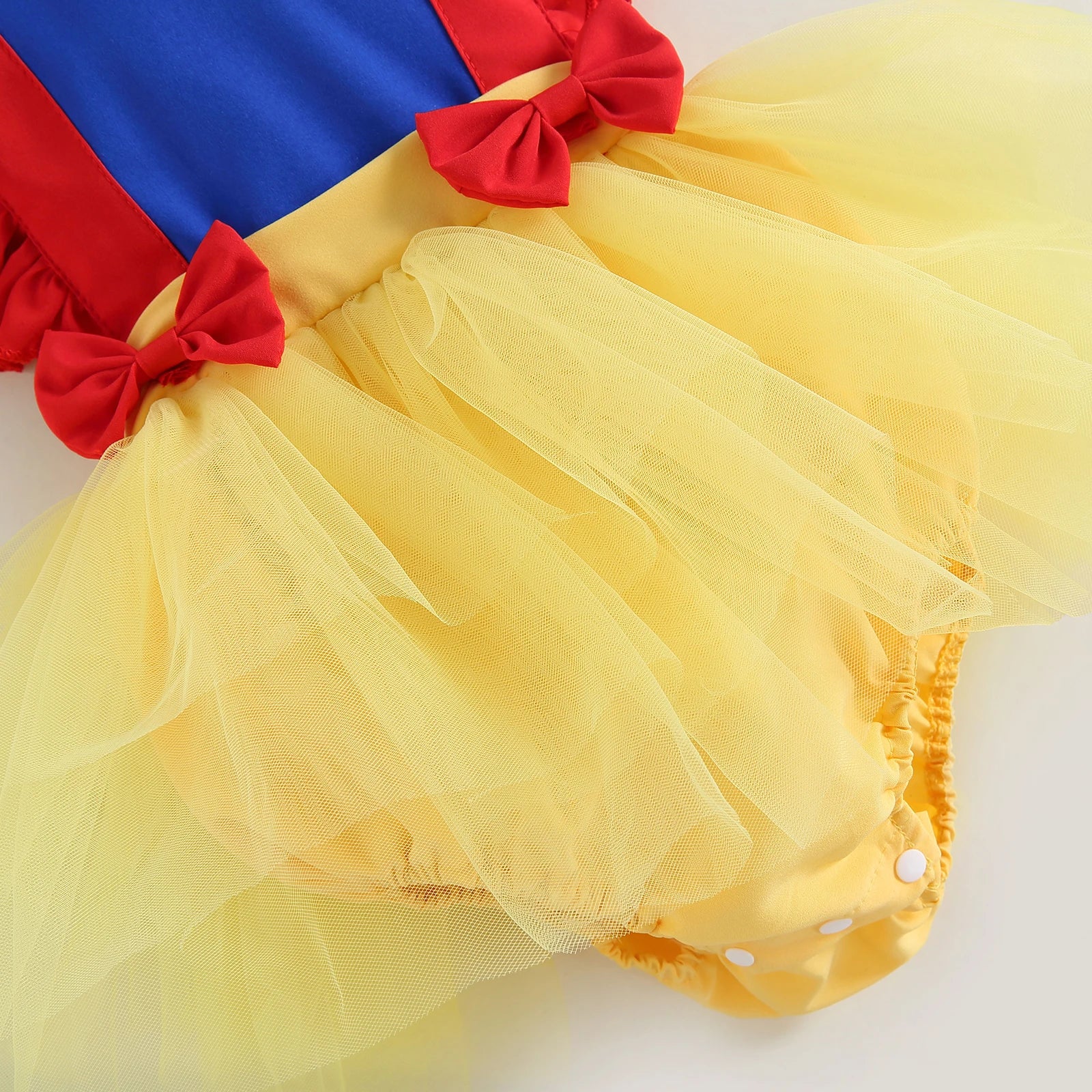 Royal Baby Tutu Strampler – Gelbe &amp; Rote Magic Edition