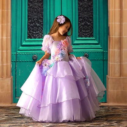 Disfraz de princesa de flor de jardín