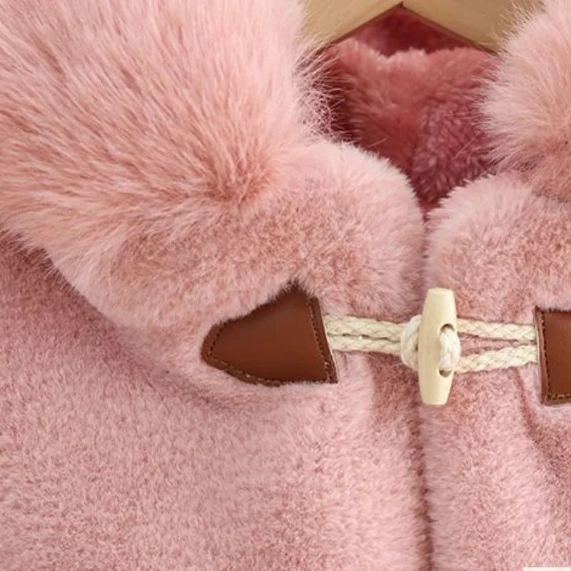 Winter Princess Faux Fur Cape