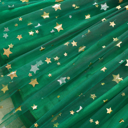 Christmas Elf Tulle Dress with Headband