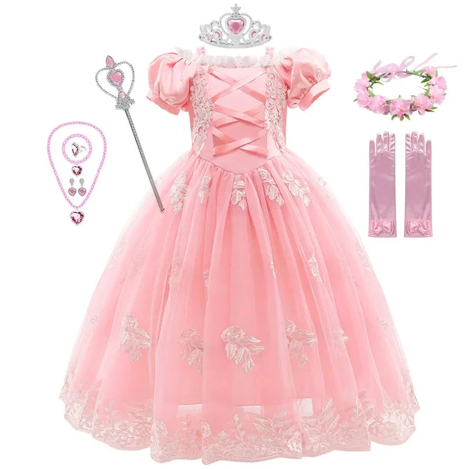 Pink Princess Costume with Accessories