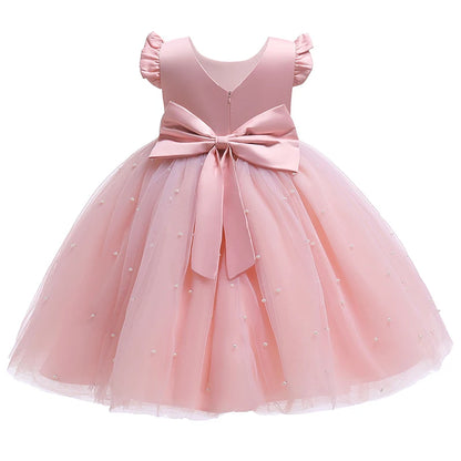 Vestido de fiesta para niñas mayas