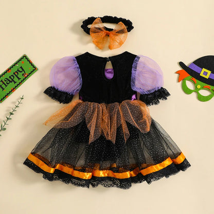 🎃 Baby Witch Halloween Dress – Limited Edition