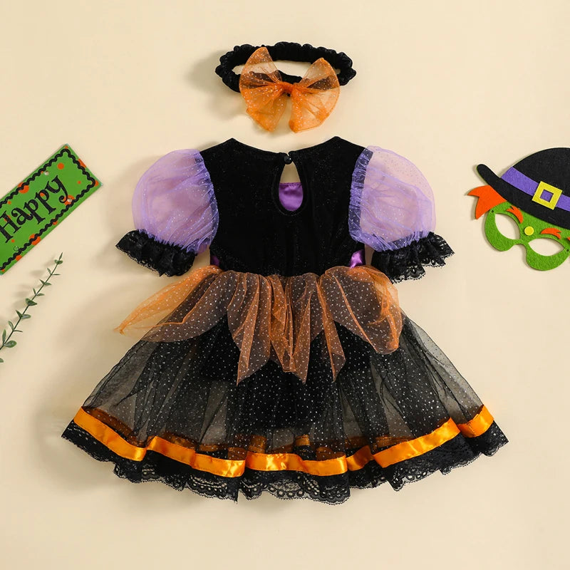 🎃 Baby Witch Halloween Dress – Limited Edition