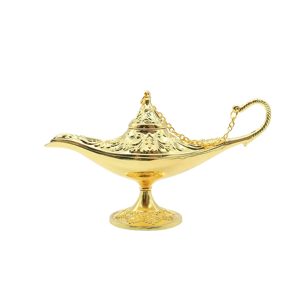 Wüstenprinzessin-Accessoire-Set – Perücke, Krone, Wunderlampe und Schmuck
