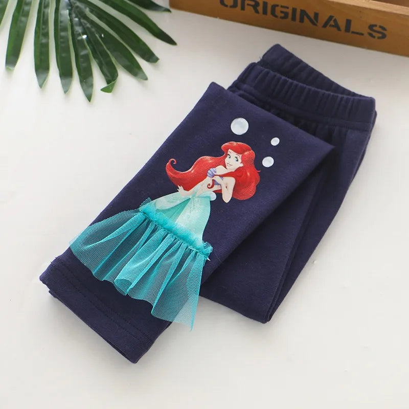 Prinzessinnen-Leggings mit Tüll