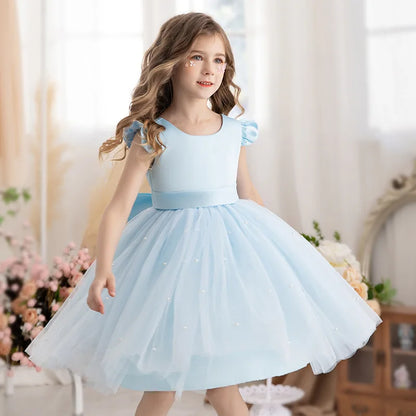 Vestido de fiesta para niñas mayas