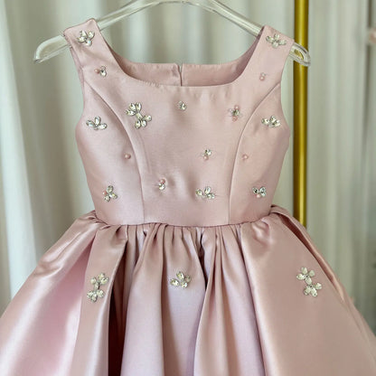 Blush Bloom Crystal Dress