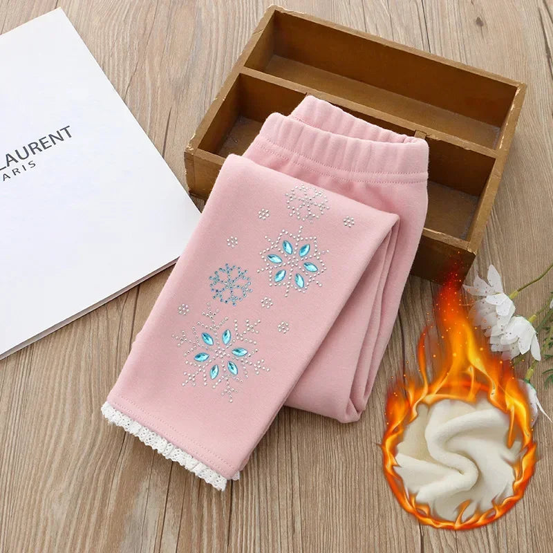 Frosty Sparkle Winter Leggings