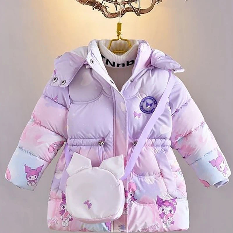Kawaii Winter Puffer Jacket for Girls