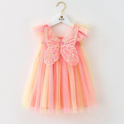 Butterfly Tulle Dress for Girls