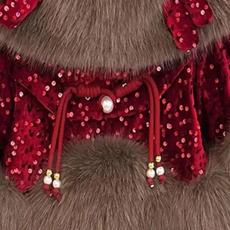 Velvet Blossom Winter Coat