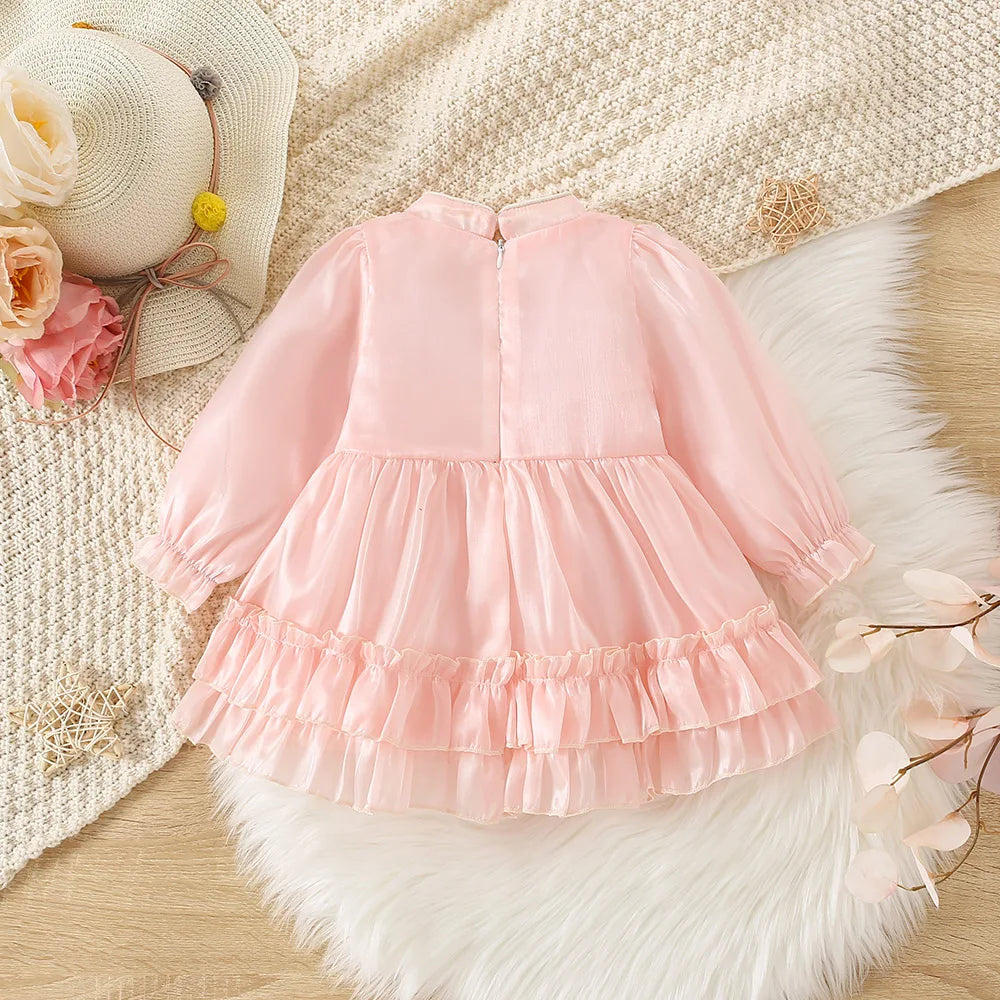 Baby Vintage Floral Lace Dress