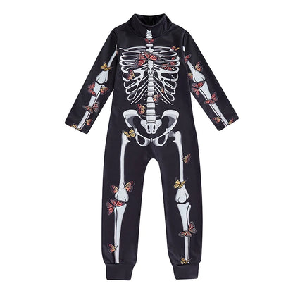 Colorful Skeleton Jumpsuit for Kids