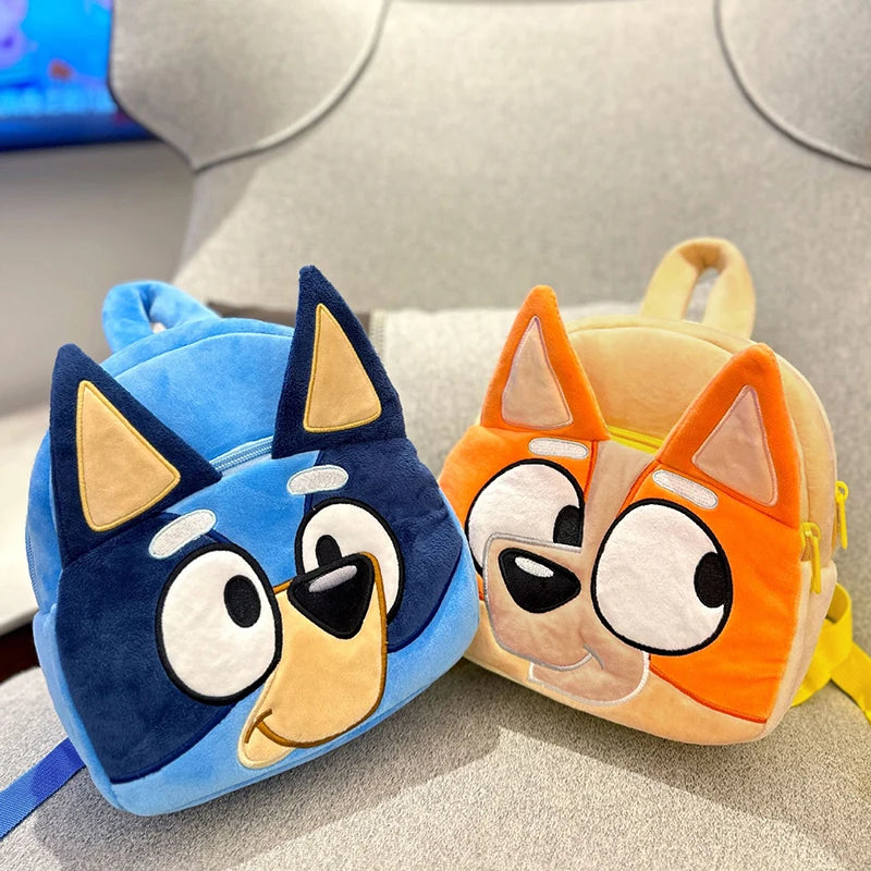 Plush Puppy Character Backpack