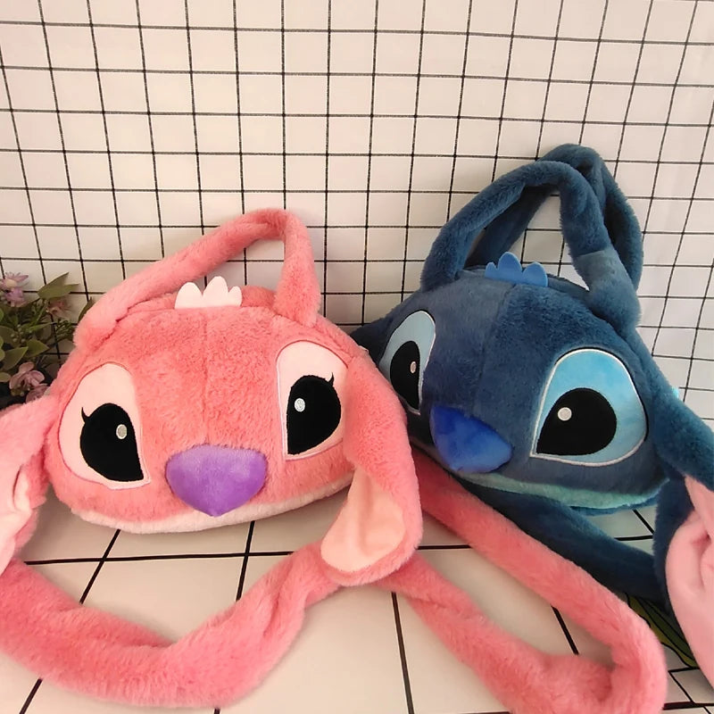 Plush Pink Character Bag