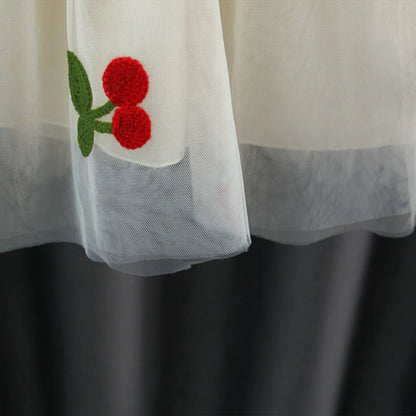 Cherry Bow Baby Girl Dress