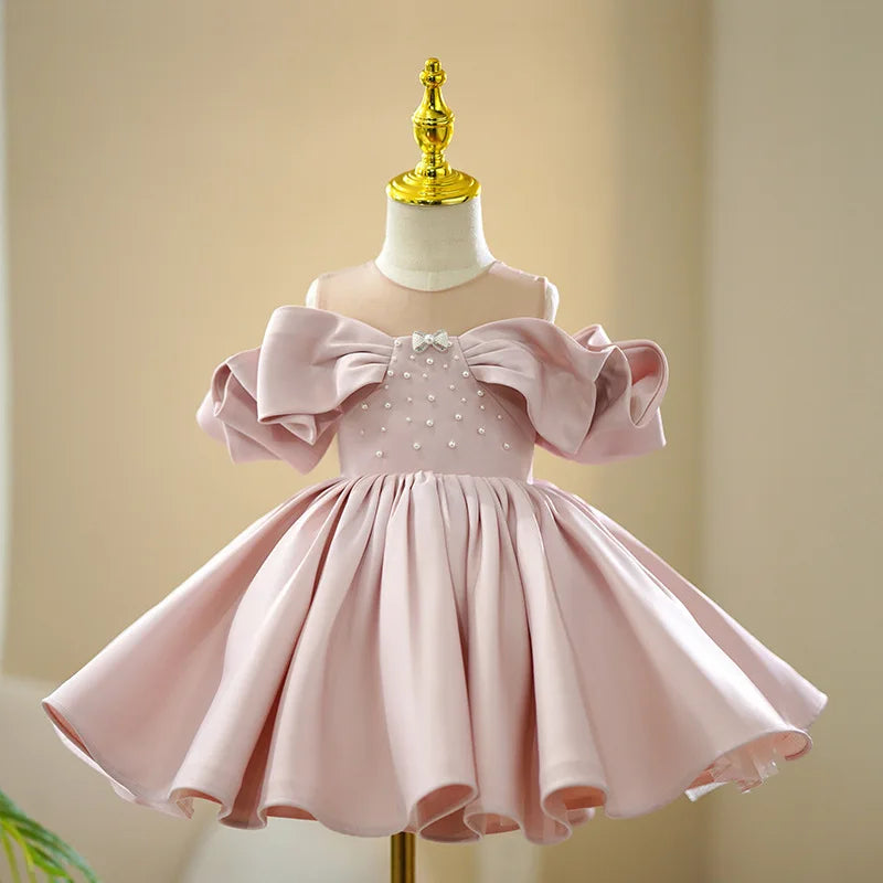 Blush Pearl Princess Party Dress