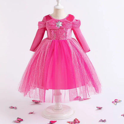 Radiant Pink Princess Dress