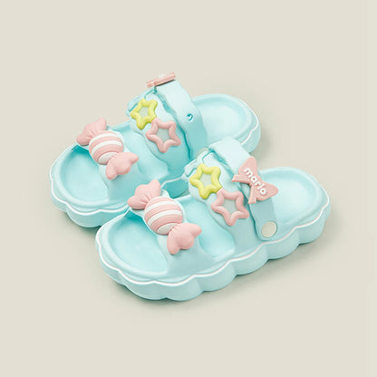 Candy Clouds Summer Slippers