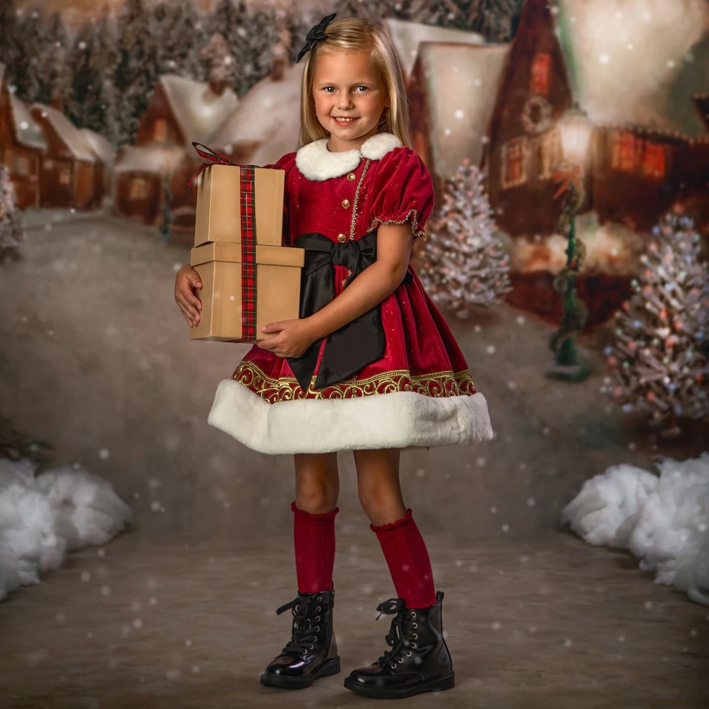 Royal Velvet Christmas Dress
