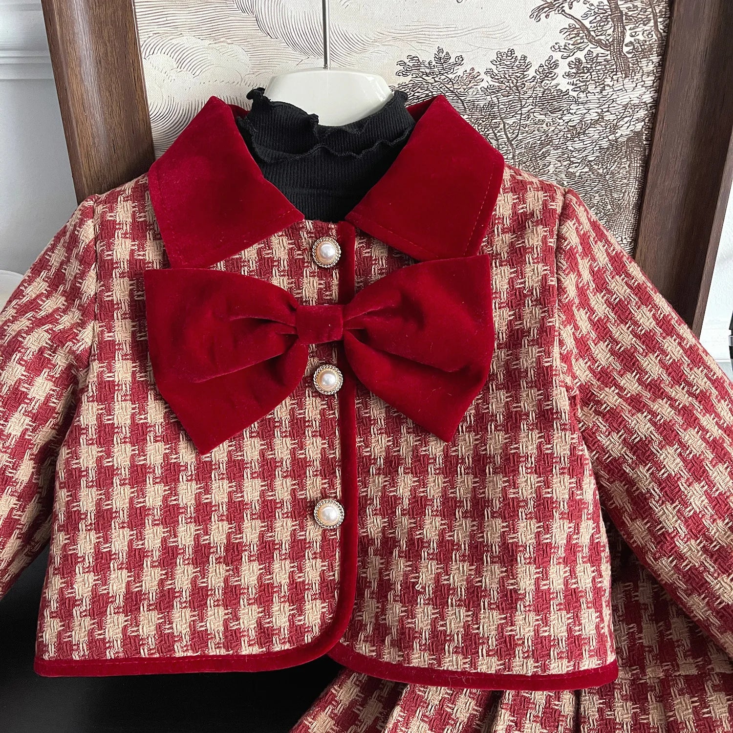 Royal Tartan Bow Set