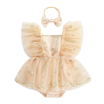 Fairy Garden Baby Romper Set