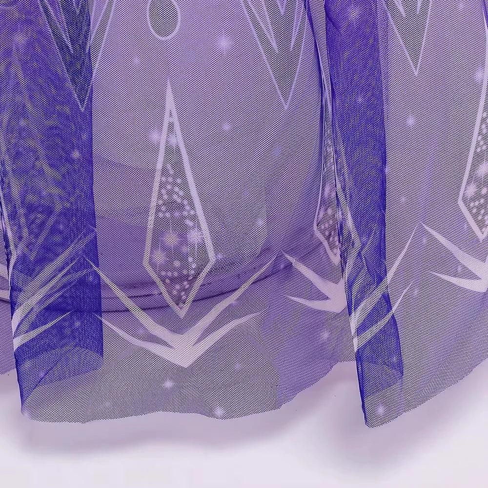 Lilac Snow Queen Princess Dress Set