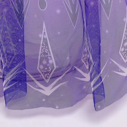 Lilac Snow Queen Princess Dress Set