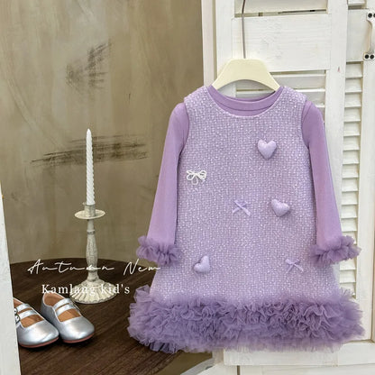 Lilac Whispers Dress – 2 Pieces