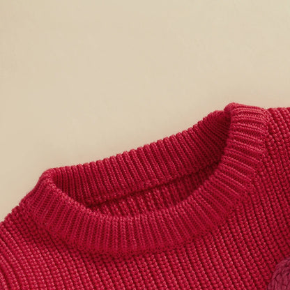 Baby Festive Knit Holiday Sweaters – Joy, Reindeer & Snowman Styles