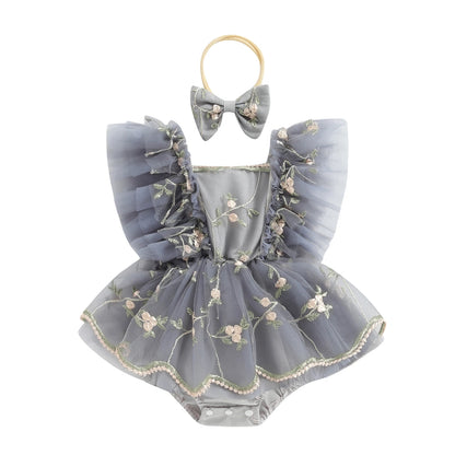 Fairy Garden Baby Romper Set