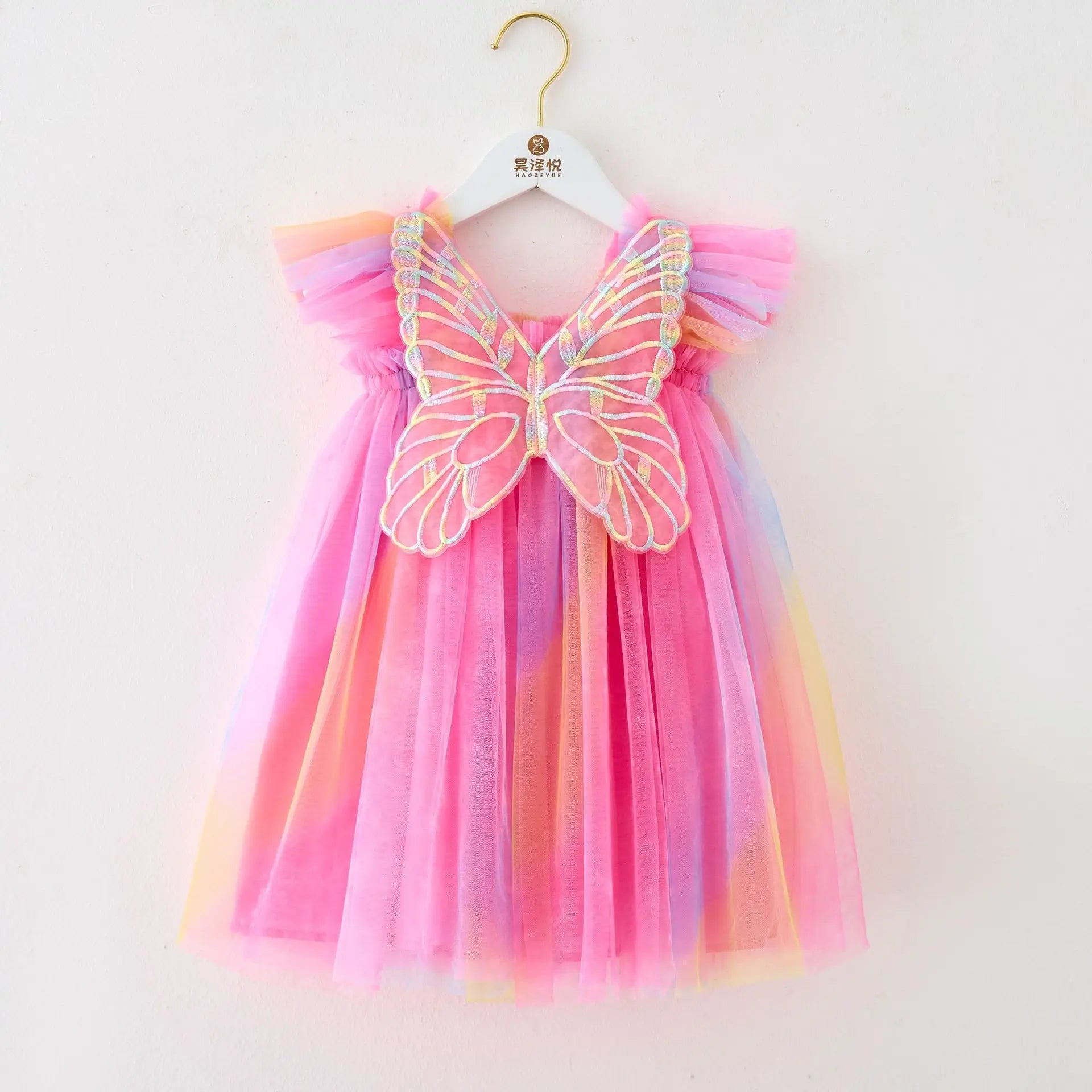Butterfly Tulle Dress for Girls