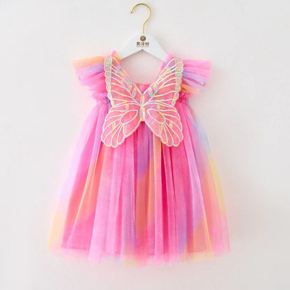 Butterfly Tulle Dress for Girls
